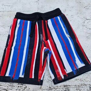 Dolce & Gabbana Kid Boys Shorts Multi Color Stripe Draw String Shorts Size 4